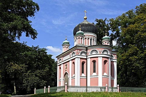 Alexander Newski Chapel, russian colony, Alexandrowka, Potsdam, Brandenburg, Germany, Europe