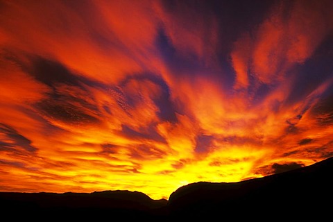 Sunrise in Patagonia, Argentina, South America