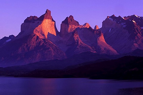 Cuernos del Paine, Torres del Paine National Park, Patagonia, Chile, South America