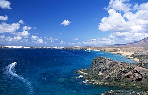 Playa Papagayo, Lanzarote, Canary Islands, Spain, Europe