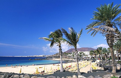 Playa Flamingo, Lanzarote, Canary Islands, Spain, Europe
