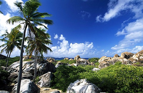 The Baths, a rock formation on Virgin Gorda Island, British Virgin Islands, Caribbean