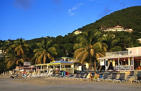 Rhymers Hotel at Cane Garden Bay on Tortola Island, British Virgin Islands, Caribbean