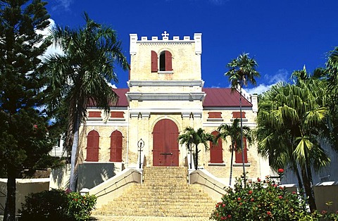 Frederik Lutheran Kirche in Charlotte Amalie, St. Thomas Island, United States Virgin Islands, Caribbean