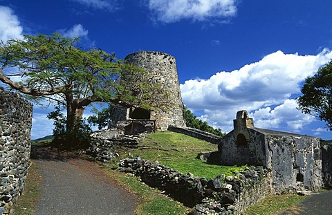 Annaberg Sugar Mill Ruins, St. Thomas Island, United States Virgin Islands, Caribbean