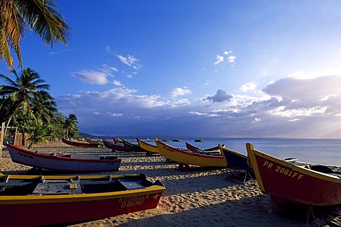 Fishing boats, Crashboat Beach, Aquadilla, Puerto Rico, Caribbean