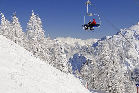 Chairlift, Nassfeld, Carinthia, Austria, Europe