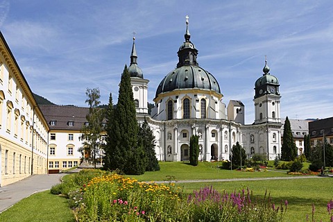 Ettal Abbey Church, Upper Bavaria, Germany, Europe