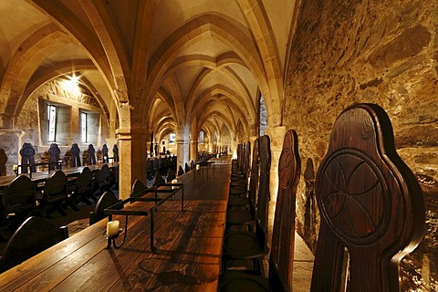 Knight's Hall at Lockenhaus Castle, Burgenland, Austria, Europe