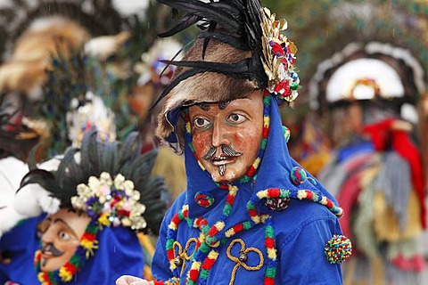 Mullerlaufen parade in Thaur, carnival tradition, Tyrol, Austria