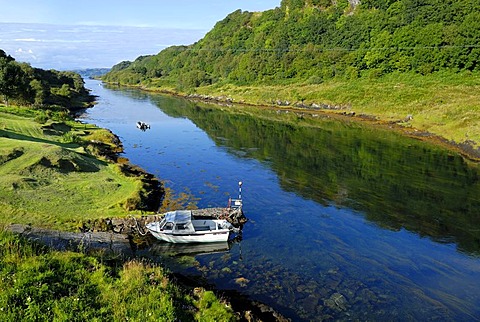 View of Seil Sound, Isle of Skye, Scotland, Great Britain, Europe