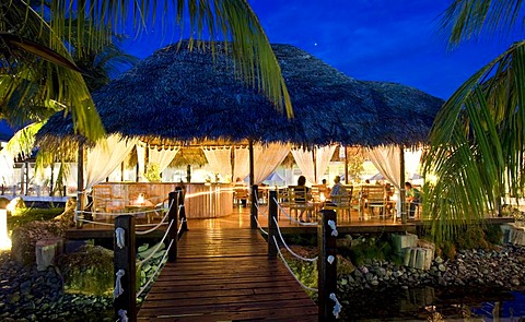 Restaurant and bar, Tryp Peninsula Hotel, Varadero, Cuba, Caribbean, America