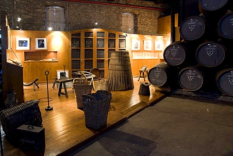 Exhibition at Graham's Port Wine House on Rua Rei Ramiro, Vila Nova Gaia, Porto, UNESCO World Cultural Heritage Site, Portugal, Europe - Propertyrights www.symington.com JD@symington.com