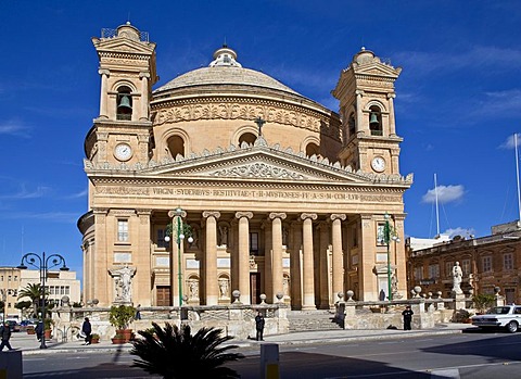 Mosta Dome, or Rotunda of Santa Marija Assunta, Mosta, Malta, Europe