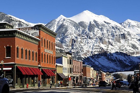 Mainstreet, New Sheridan Bar in Telluride, Colorado, USA