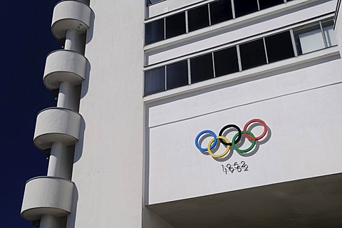 Olympic stadium, detail, Helsinki, Finland, Europe