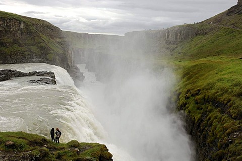 Gullfoss, The Golden Waterfall, Iceland, Europe