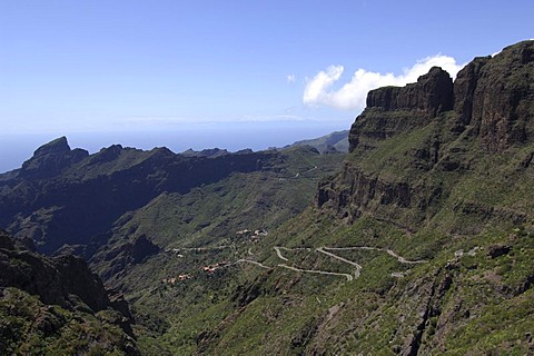 Masca canyon, Cumbre de Bolico, Tenerife, Canary Islands, Spain, Europe