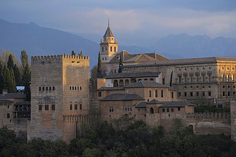 Alhambra, Granada, Andalusia, Spain, Europe