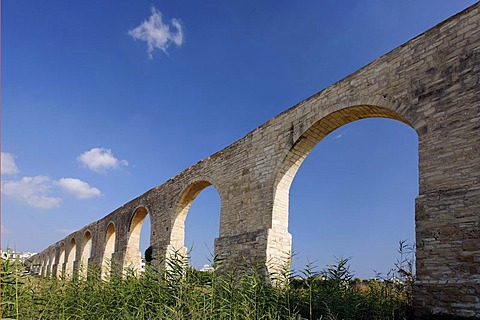 Osmanian aqueduct, built 1745, supplied Larnaca with water till 1939, Cyprus, Asia