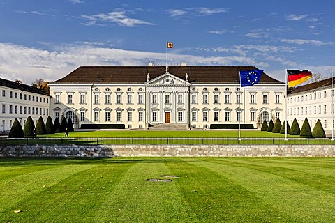 Bellevue Palace, seat of the President of Germany, Berlin, Germany, Europe