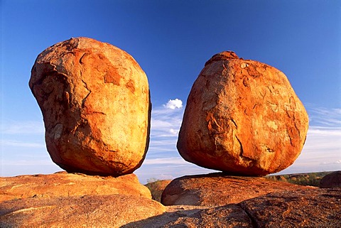 Devils Marbles in evening light, Northern Territory, Australia