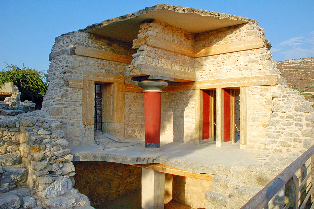 Archaeological site of Knossos, Crete, Greece, Europe