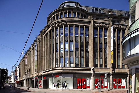 Historic Westfalen-Kaufhaus, Westphalia department store, Gelsenkirchen, Ruhr Area, North Rhine-Westphalia, Germany, Europe
