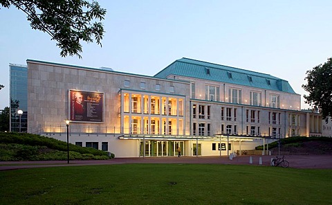 Roofed hall, philharmonic hall, Essen, Ruhr Area, North Rhine-Westphalia, Germany, Europe