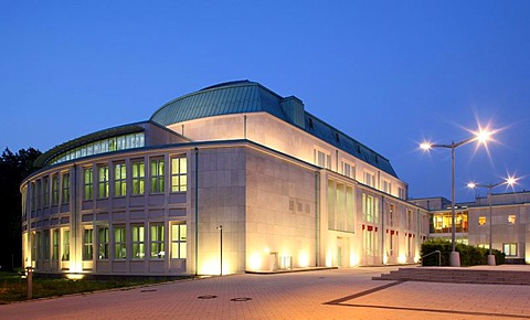 Roofed hall, philharmonic hall, Essen, Ruhr Area, North Rhine-Westphalia, Germany, Europe