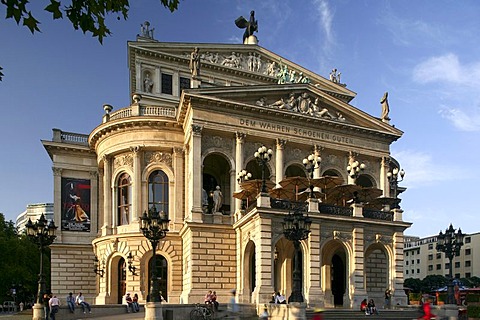 Alte Oper, opera, Frankfurt, Hesse, Germany, Europe