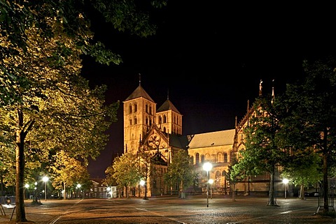 St.-Paulus Cathedral, Muenster, Muensterland, North-Rhine Westphalia, Germany, Europe