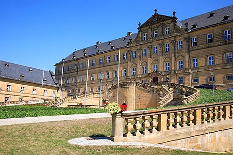 Banz benedictine monastery near Bad Staffelstein, Lichtenfels region, Upper Franconia, Bavaria, Germany, Europe