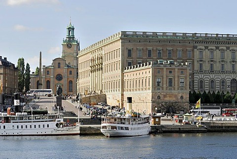 View of the Royal Palace, Stockholm, Sweden, Scandinavia, Europe