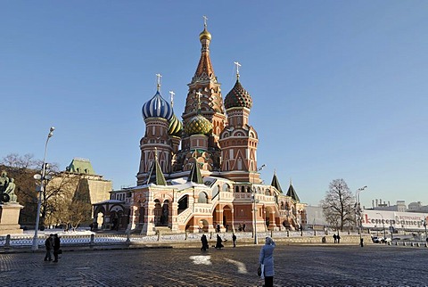 St. Basil cathedral, Red Square, Moscow, Russia