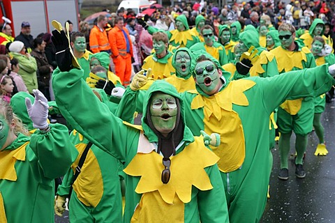 Carnival, Rose Monday parade in Koblenz, Rhineland-Palatinate, Germany, Europe