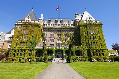 Empress Hotel in Victoria, Vancouver Island, British Columbia, Canada