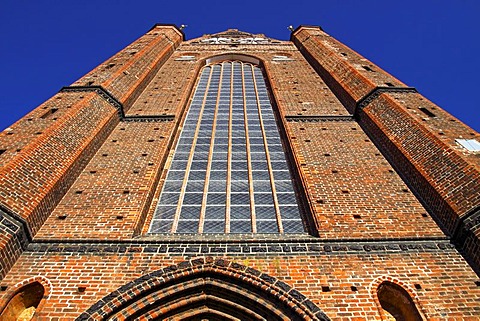 Historic St. George's Church in the Old Town of Wismar, UNESCO World Heritage Site, Mecklenburg-Western Pomerania, Germany, Europe