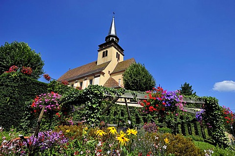 Eglise Catholique Paroisse Sainte Trinite or Church of the Holy Trinity, in Lauterbourg, Alsace, France, Europe