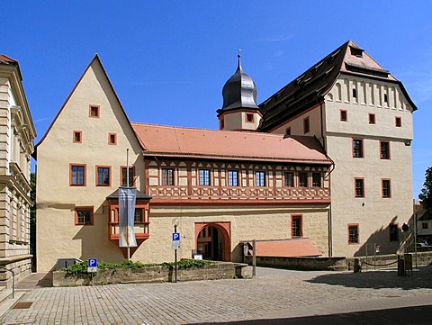 Kaiserpfalz Museum, prince-bishopÃ­s palace, Forchheim, Upper Franconia, Bavaria, Germany, Europe