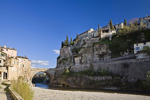 Medieval town Vaison la Romaine, Provence, Southern France, Europe