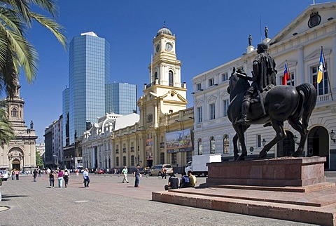 Plaza de Armas, Santiago de Chile, Chile, South America