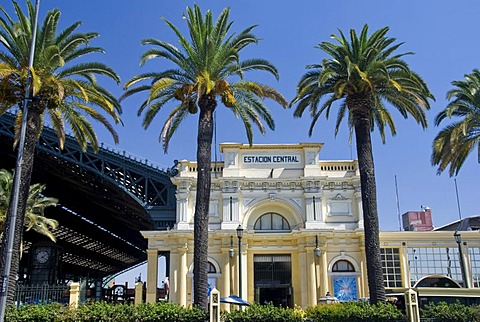 Estacion Central, central station, in Santiago de Chile, Chile, South America