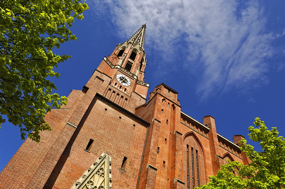 Maria-Hilf-Kirche Church at the Auer Dult Market, Munich, Bavaria, Germany, Europe