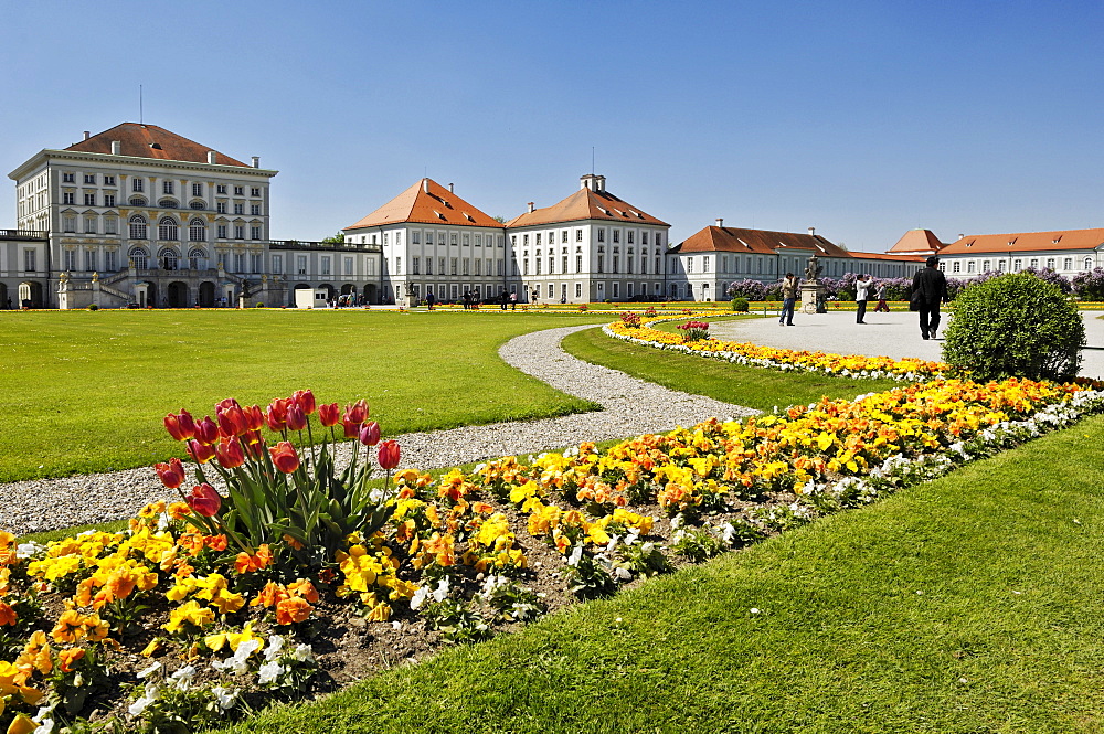 Schloss Nymphenburg Palace, Munich, Bavaria, Germany, Europe