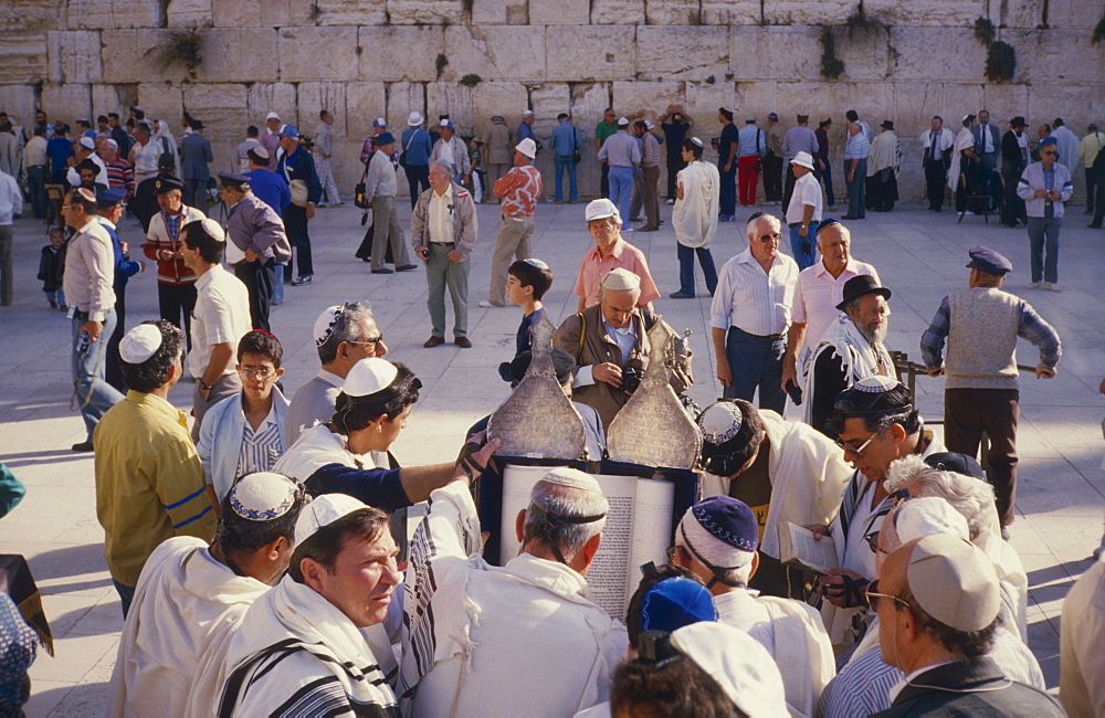 Western Wall aka Wailing Wall, Jerusalem, Israel, Middle East