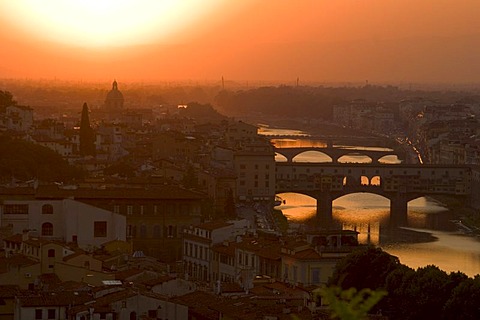 Sunset in Florence (Italy)