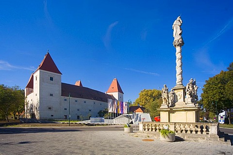 Renaissance castle Orth at the Danube, Lower Austria, Austria