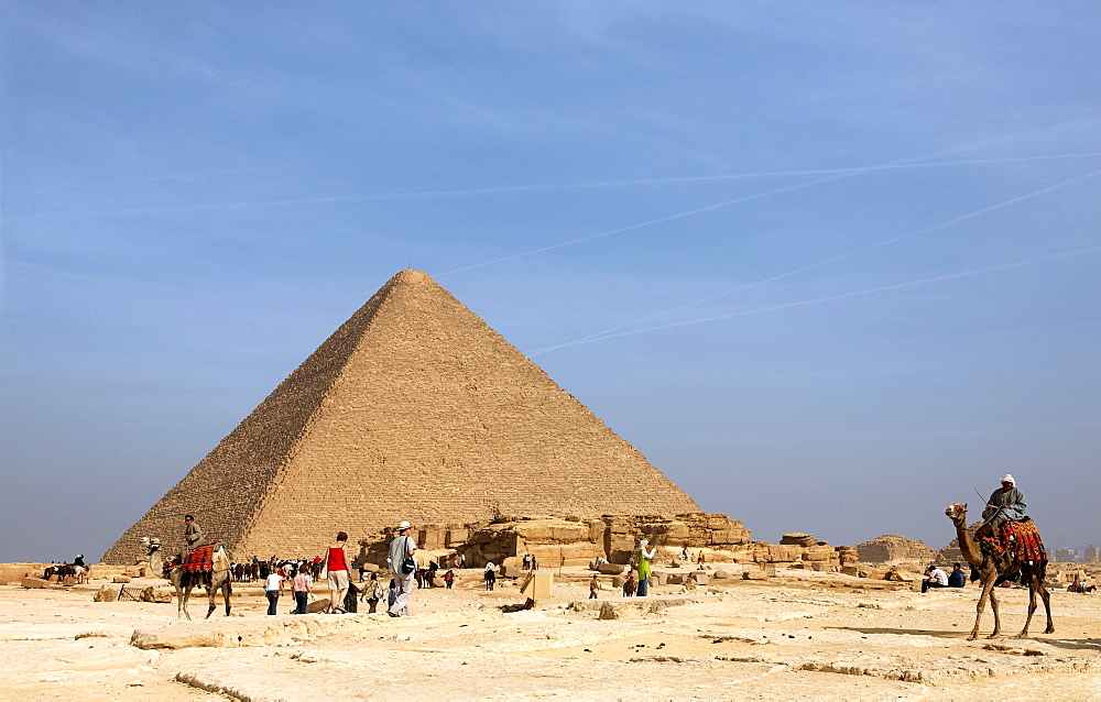 The Great Pyramid of Giza, near Cairo, Egypt, Africa