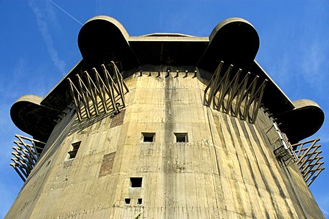 Flak tower of world war 2 Vienna Austria